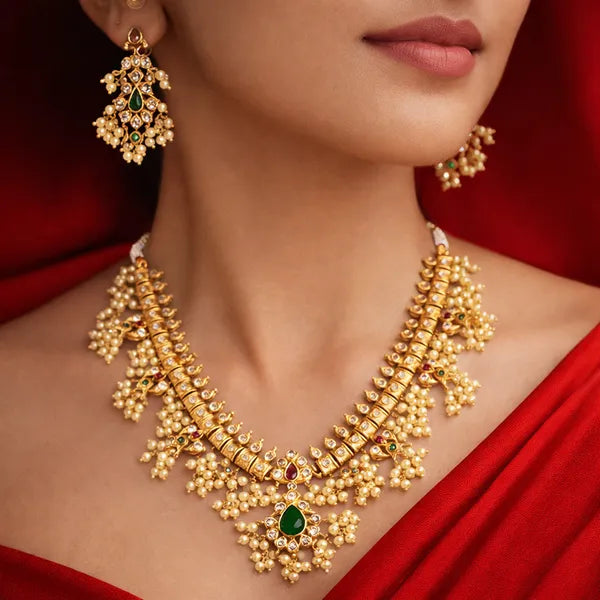 CZ Stone Necklace set