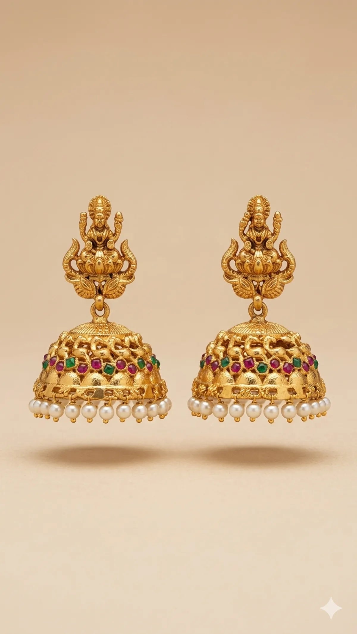 Laxmi Antique Peacock Grace Necklace
