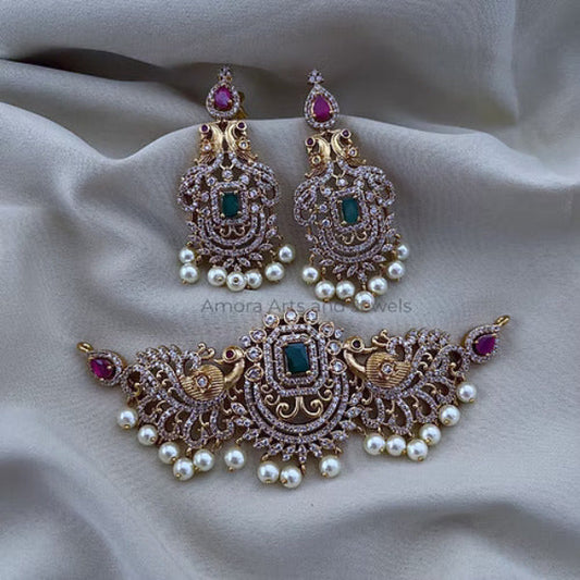 Antique High Neck Chocker