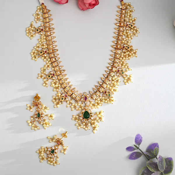 CZ Stone Necklace set