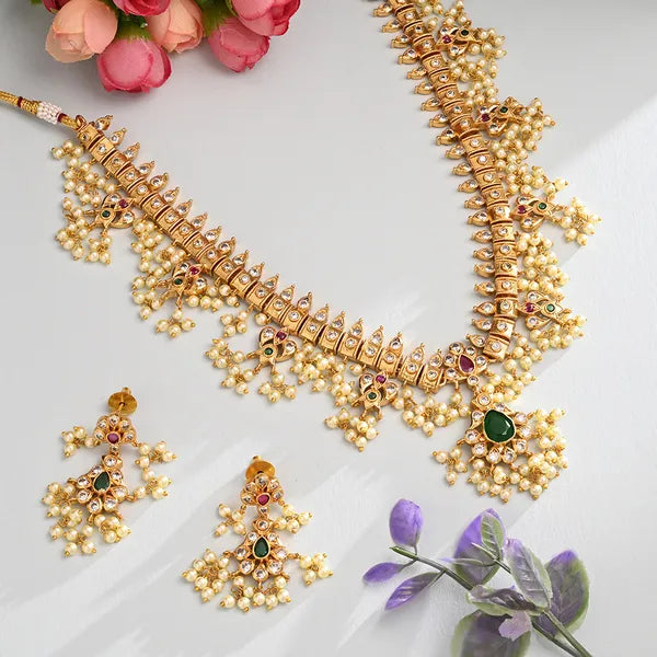 CZ Stone Necklace set