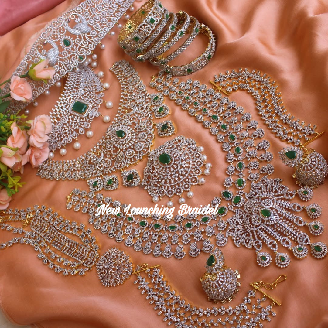 Customized American Diamond Bridal sets