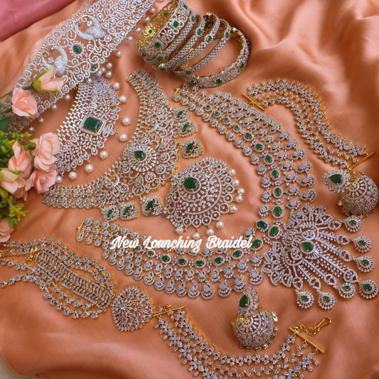 Customized American Diamond Bridal sets